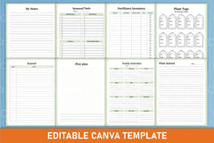 Home Plant Care Planner Template - CraftNest - Digital Crafting and Art