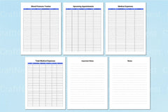 Medical Planner Template - CraftNest - Digital Crafting and Art