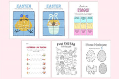 Easter Activity Book for Kids - CraftNest - Digital Crafting and Art