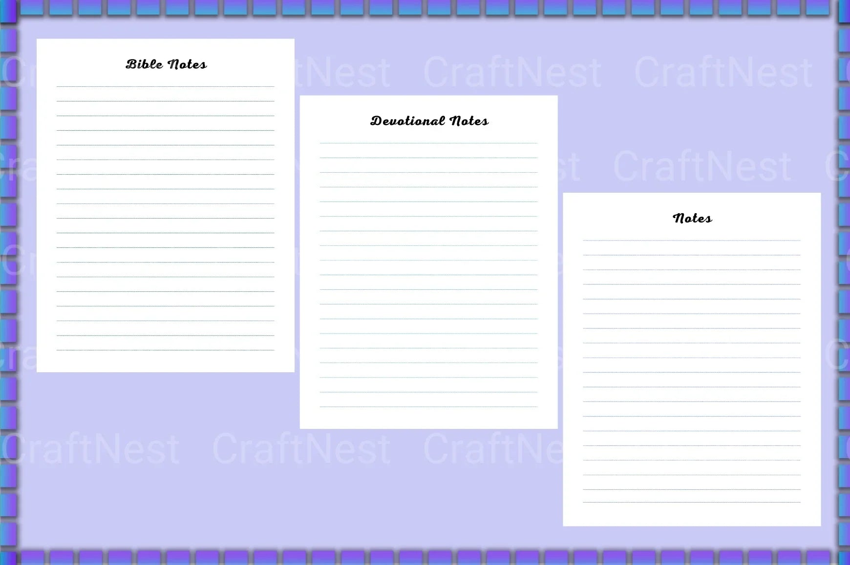 Bible Devotional Planner for Daily Inspiration - CraftNest - Digital Crafting and Art