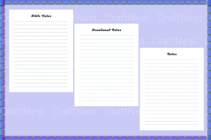 Bible Devotional Planner for Daily Inspiration - CraftNest - Digital Crafting and Art