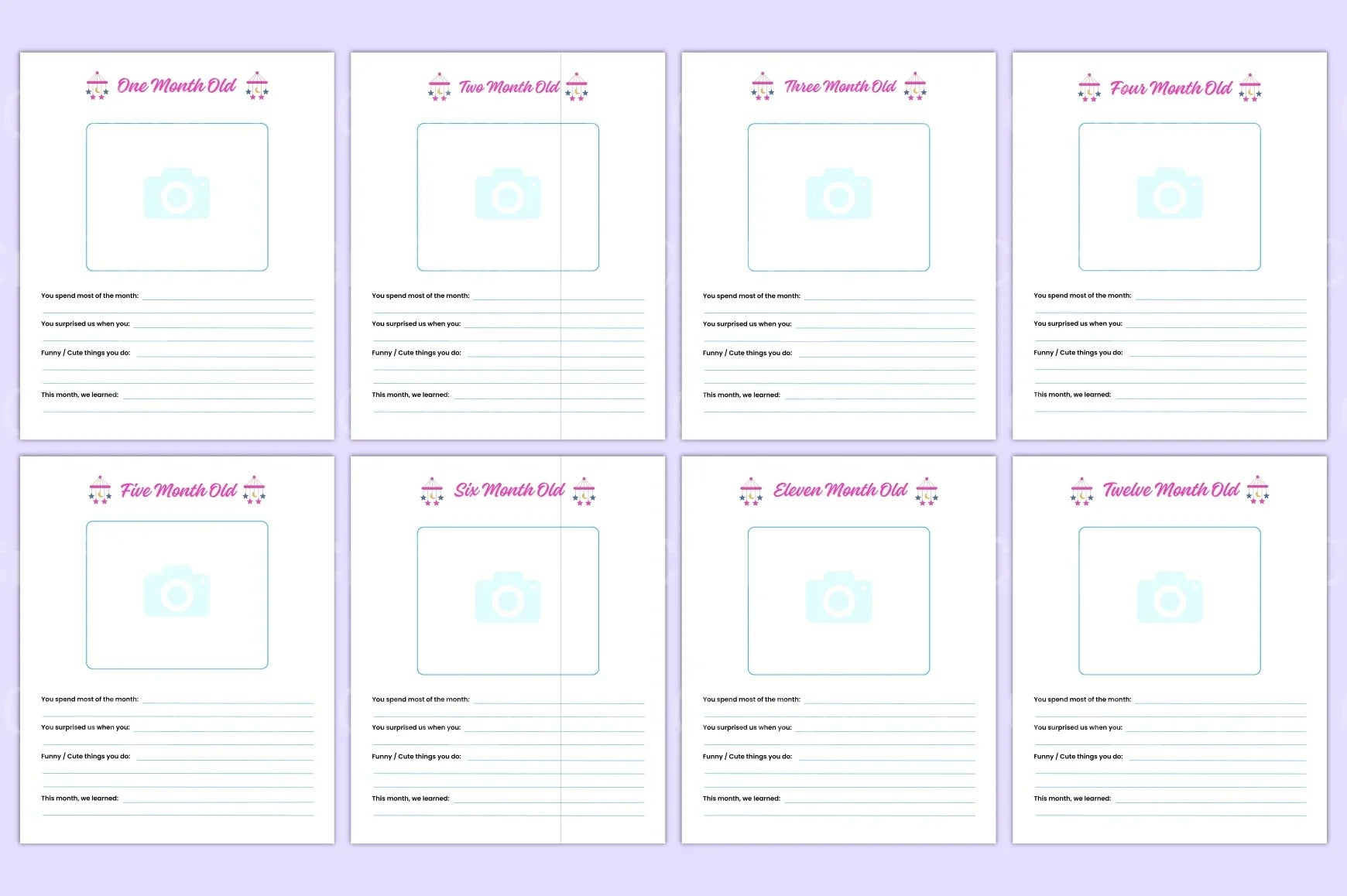 Baby Memory Book: First Year Keepsake - CraftNest - Digital Crafting and Art