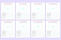 Baby Memory Book: First Year Keepsake - CraftNest - Digital Crafting and Art