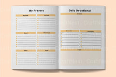 Devotional Planner for Spiritual Growth - CraftNest - Digital Crafting and Art