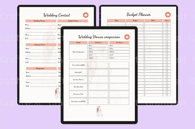 Wedding Planner Services - CraftNest - Digital Crafting and Art