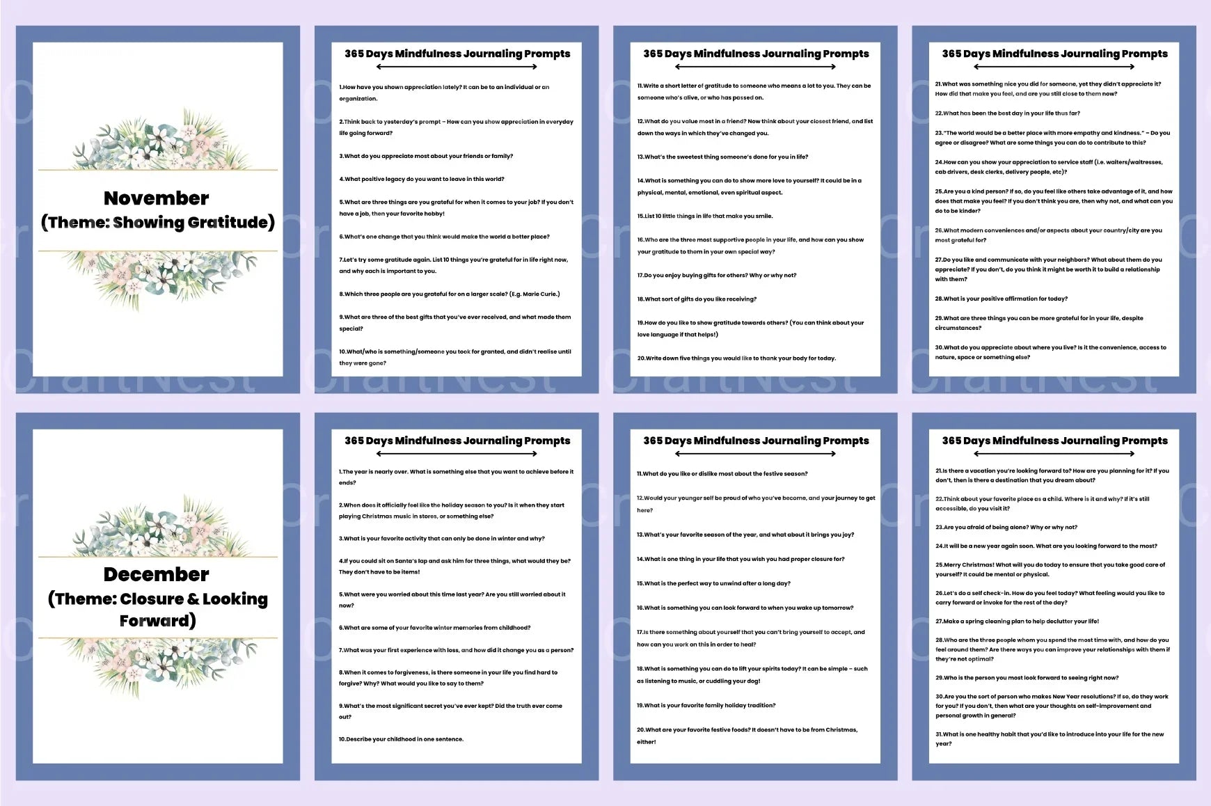 Mindfulness Journaling Prompts for Daily Reflection - CraftNest - Digital Crafting and Art