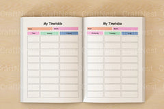 ADHD School Planner for Effective Organization - CraftNest - Digital Crafting and Art