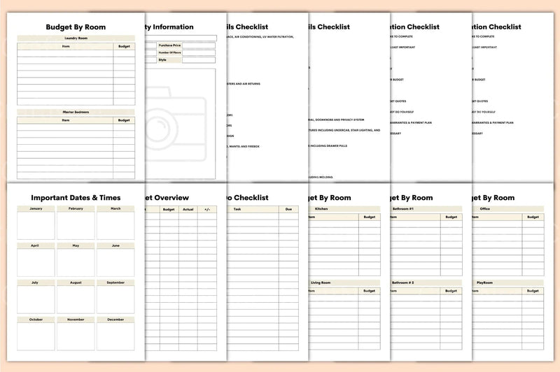 Home Renovation Planner Guide - CraftNest - Digital Crafting and Art