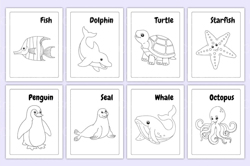Animal Coloring Activity Book for Kids - CraftNest - Digital Crafting and Art