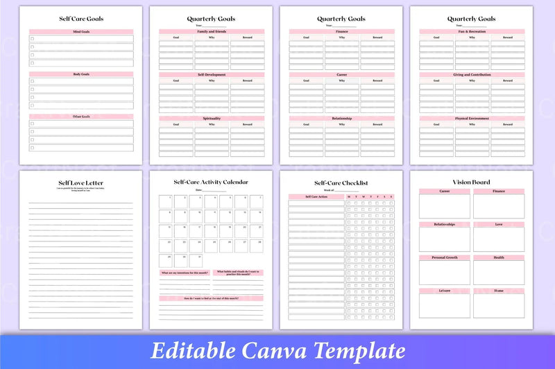 Ultimate ADHD Self-Care Planner - CraftNest - Digital Crafting and Art
