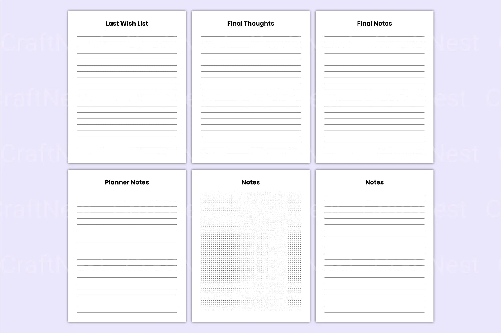 End of Life Planner Guide - CraftNest - Digital Crafting and Art