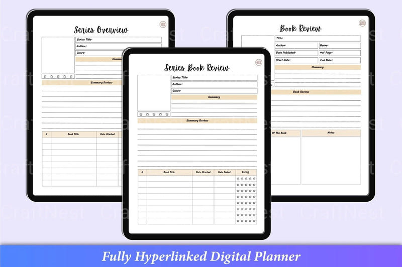Reading Planner Guide - CraftNest - Digital Crafting and Art