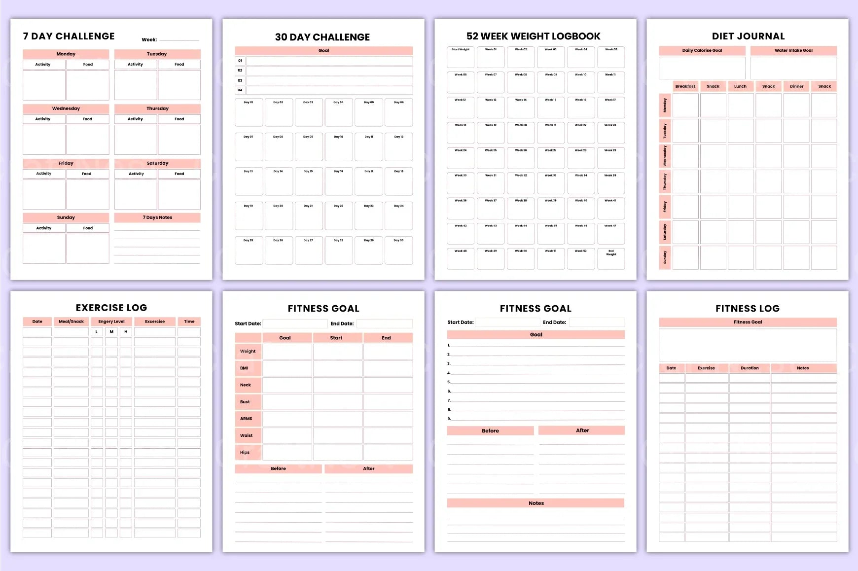 Habit Fitness Tracker: Boost Your Health & Productivity - CraftNest - Digital Crafting and Art