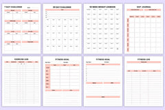 Habit Fitness Tracker: Boost Your Health & Productivity - CraftNest - Digital Crafting and Art