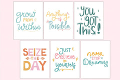 Kids Positive Affirmations Canva Template - CraftNest - Digital Crafting and Art