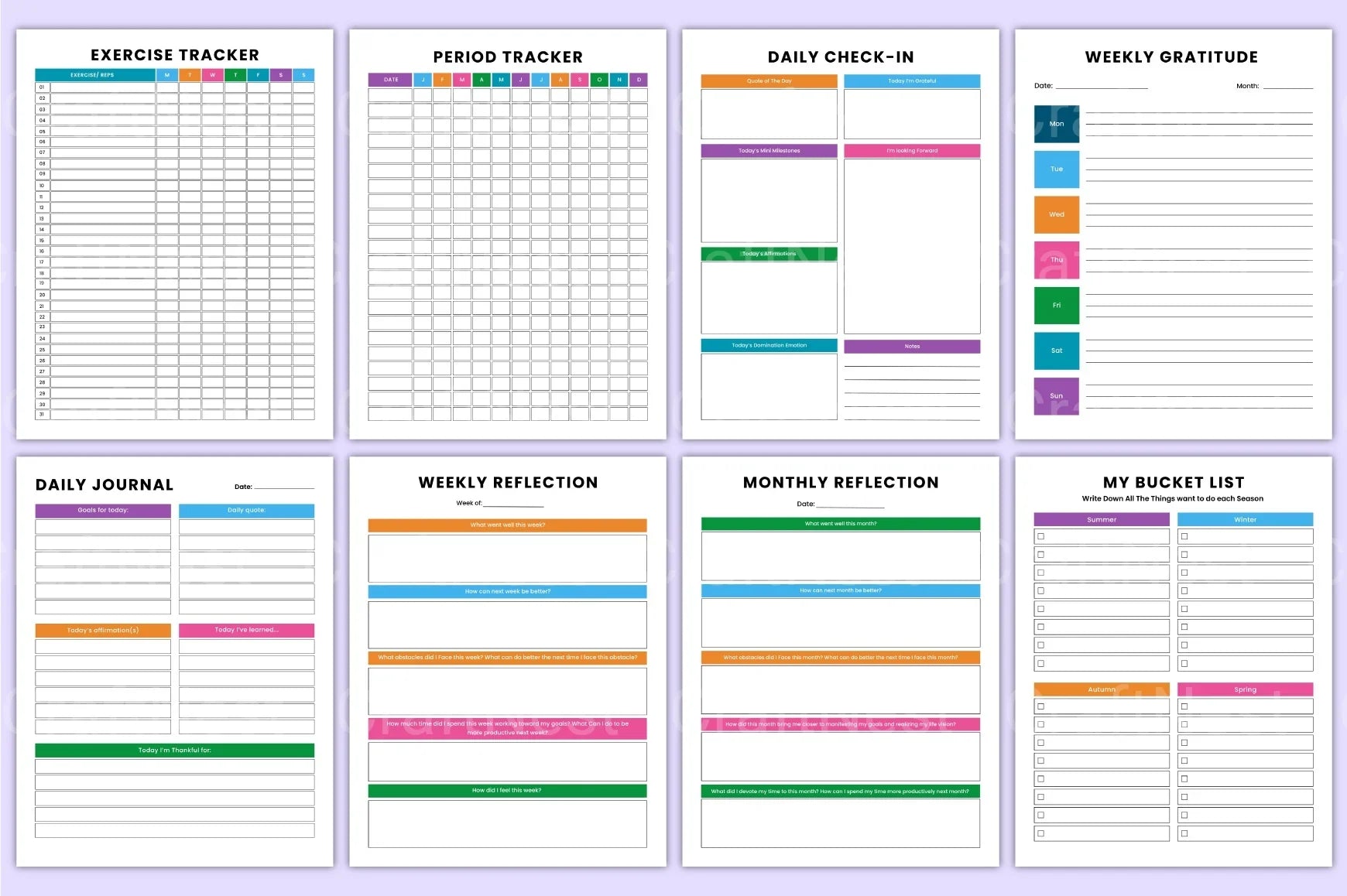 Self Discovery Workbook for Personal Growth - CraftNest - Digital Crafting and Art