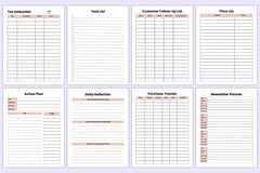 Side Hustle Planner for Entrepreneurs - CraftNest - Digital Crafting and Art