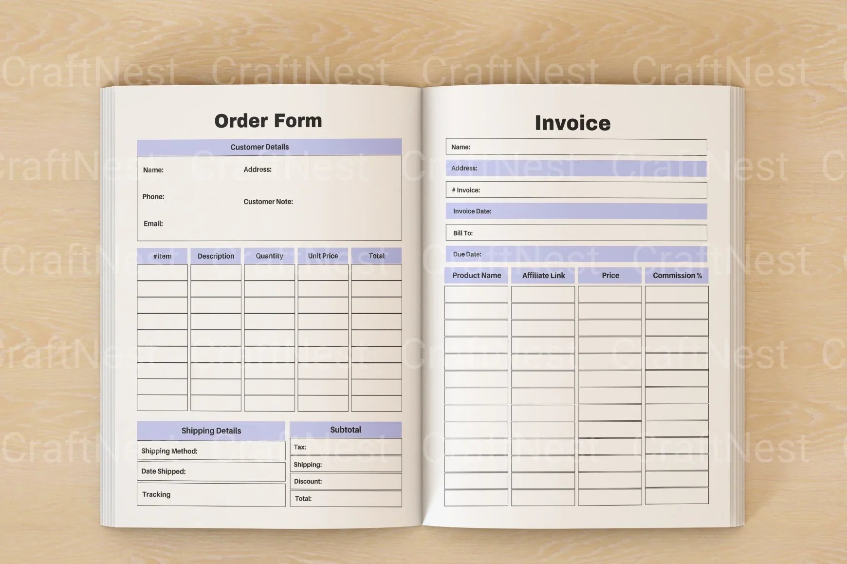 Craft Business Planner Guide - CraftNest - Digital Crafting and Art