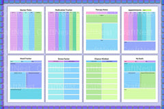 Anxiety and Depression Workbook for Mental Health - CraftNest - Digital Crafting and Art