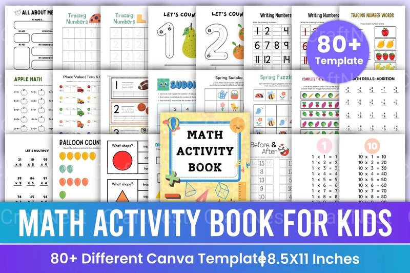 Mega Kids Activity Book: Fun & Educational Activities - CraftNest - Digital Crafting and Art