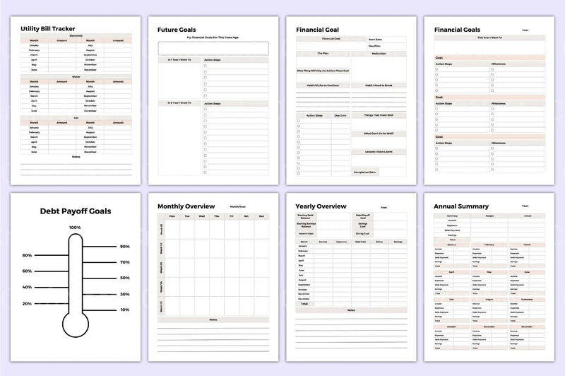 Budget Planner 2023 - CraftNest - Digital Crafting and Art