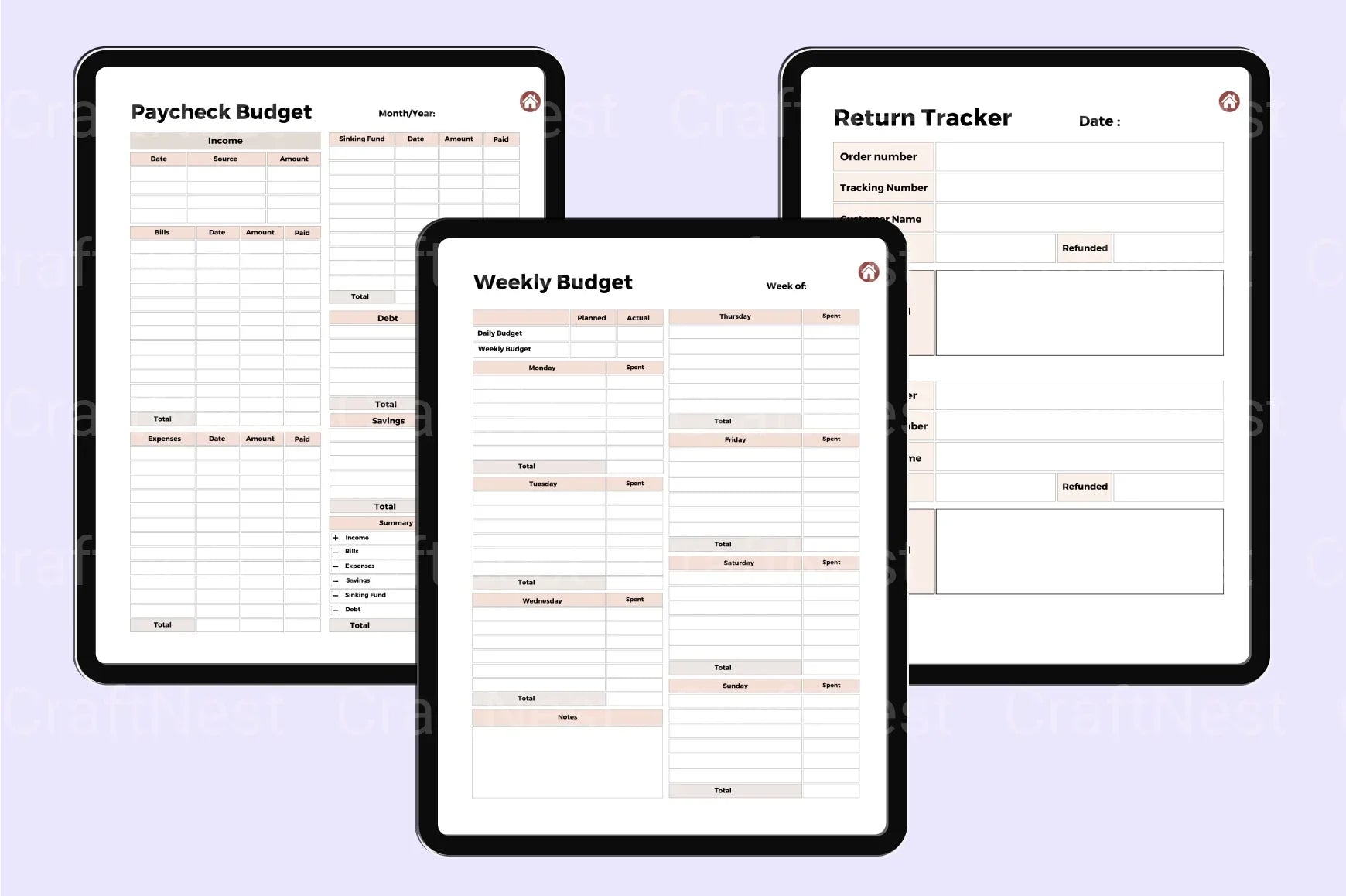 Small Business Planner Guide - CraftNest - Digital Crafting and Art