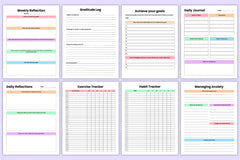 Therapy Healing Workbook for Personal Growth - CraftNest - Digital Crafting and Art