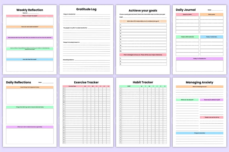Therapy Healing Workbook for Personal Growth - CraftNest - Digital Crafting and Art