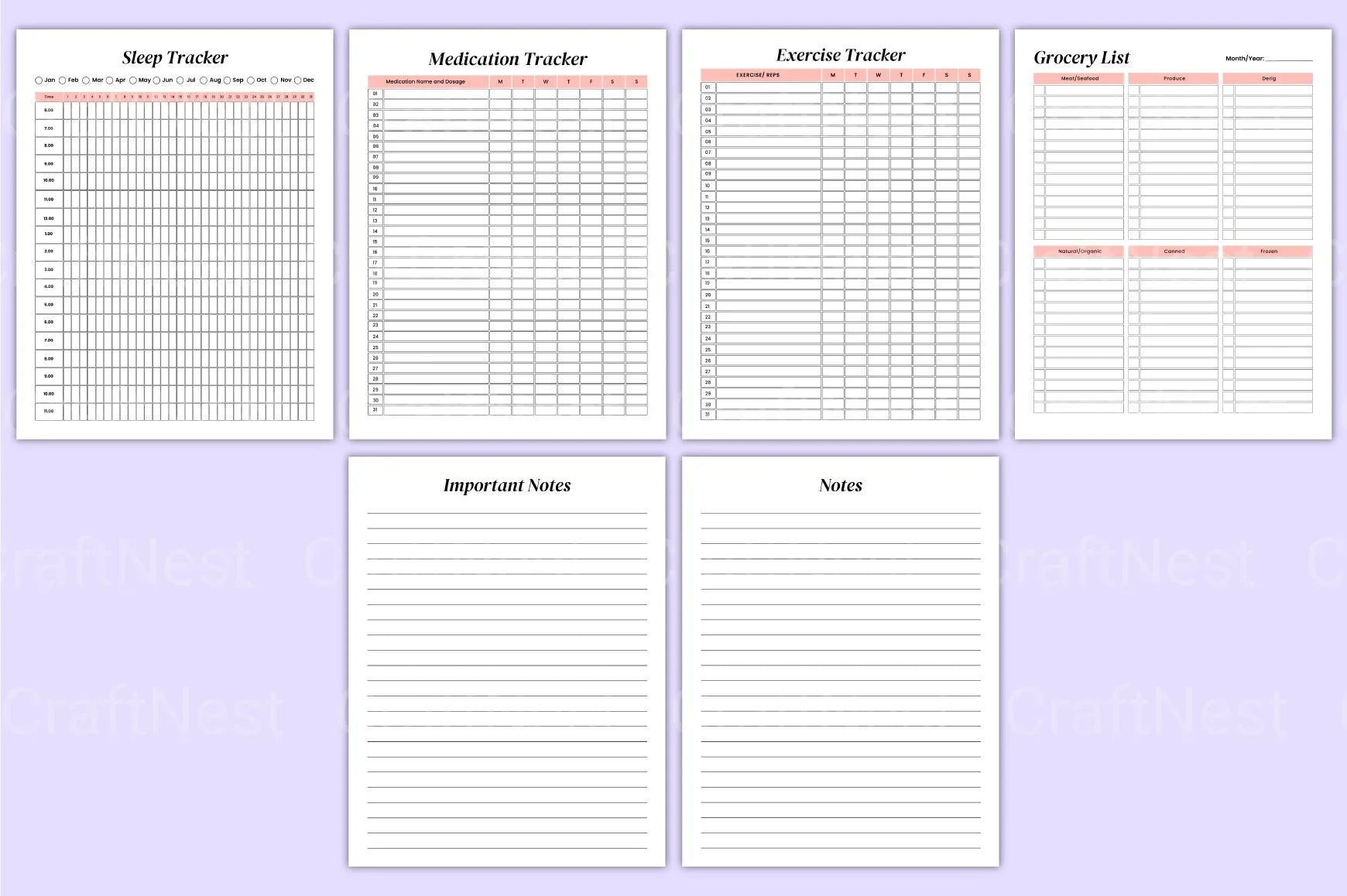 Busy Mom Life Organizer - CraftNest - Digital Crafting and Art
