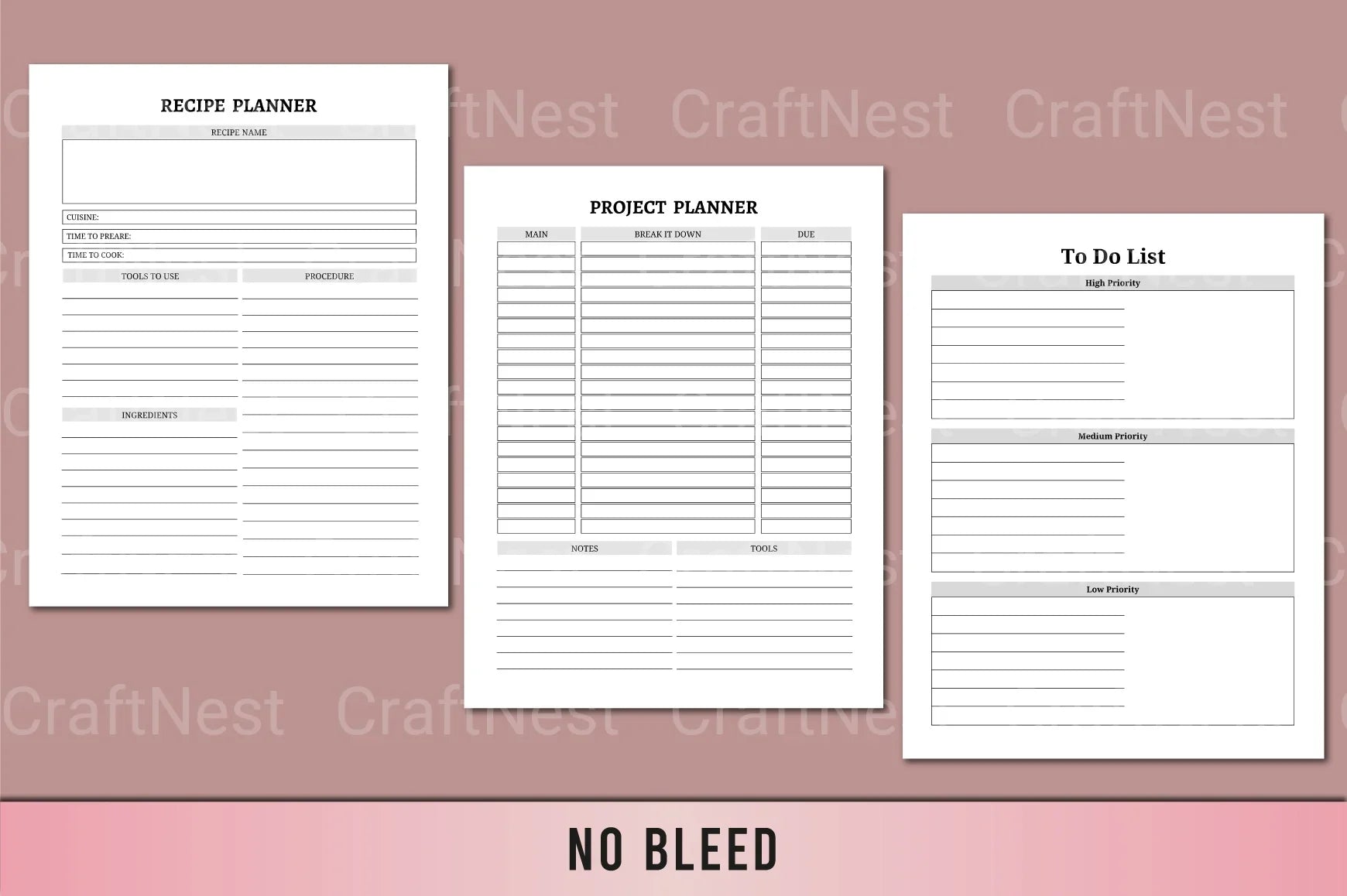 Life Planner: Organize Your Day with Ease - CraftNest - Digital Crafting and Art