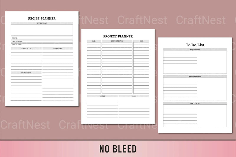 Life Planner: Organize Your Day with Ease - CraftNest - Digital Crafting and Art