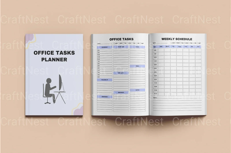 Office Tasks Planner - CraftNest - Digital Crafting and Art