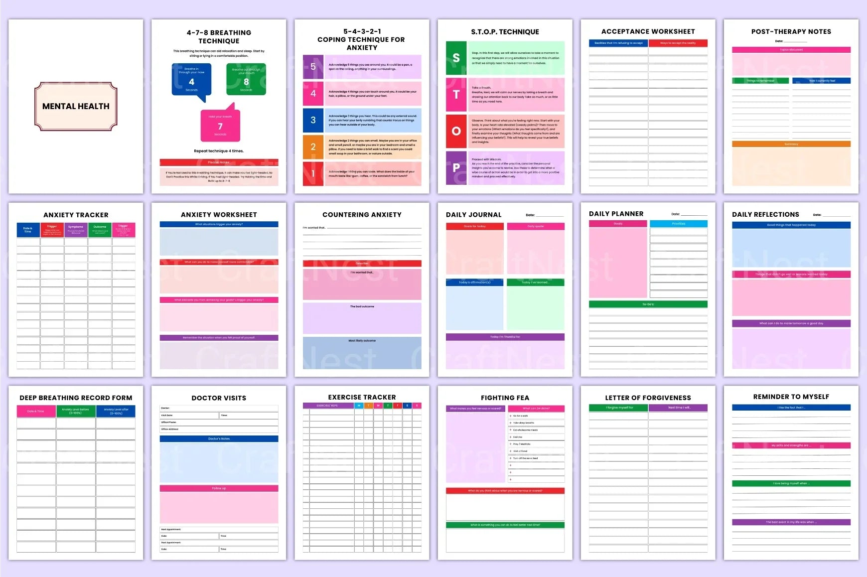 Ultimate ADHD Life Organizer - CraftNest - Digital Crafting and Art