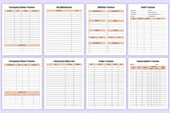 Online Business Workbook for Success - CraftNest - Digital Crafting and Art