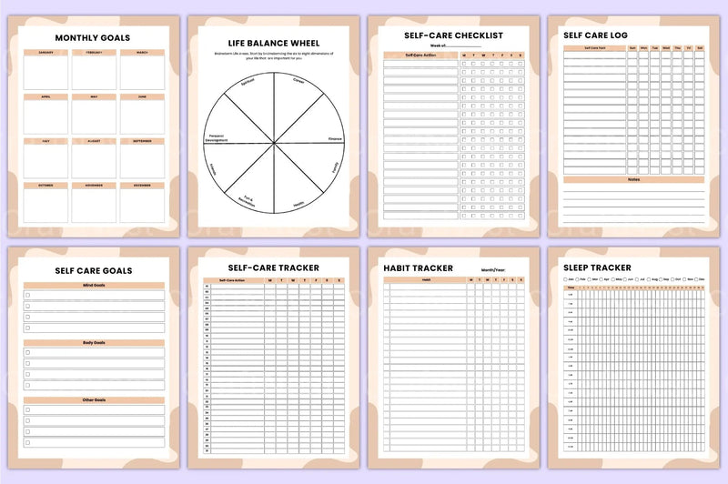 Vision Board Goal Workbook for Success - CraftNest - Digital Crafting and Art