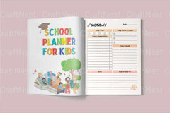 School Planner for Kids - CraftNest - Digital Crafting and Art
