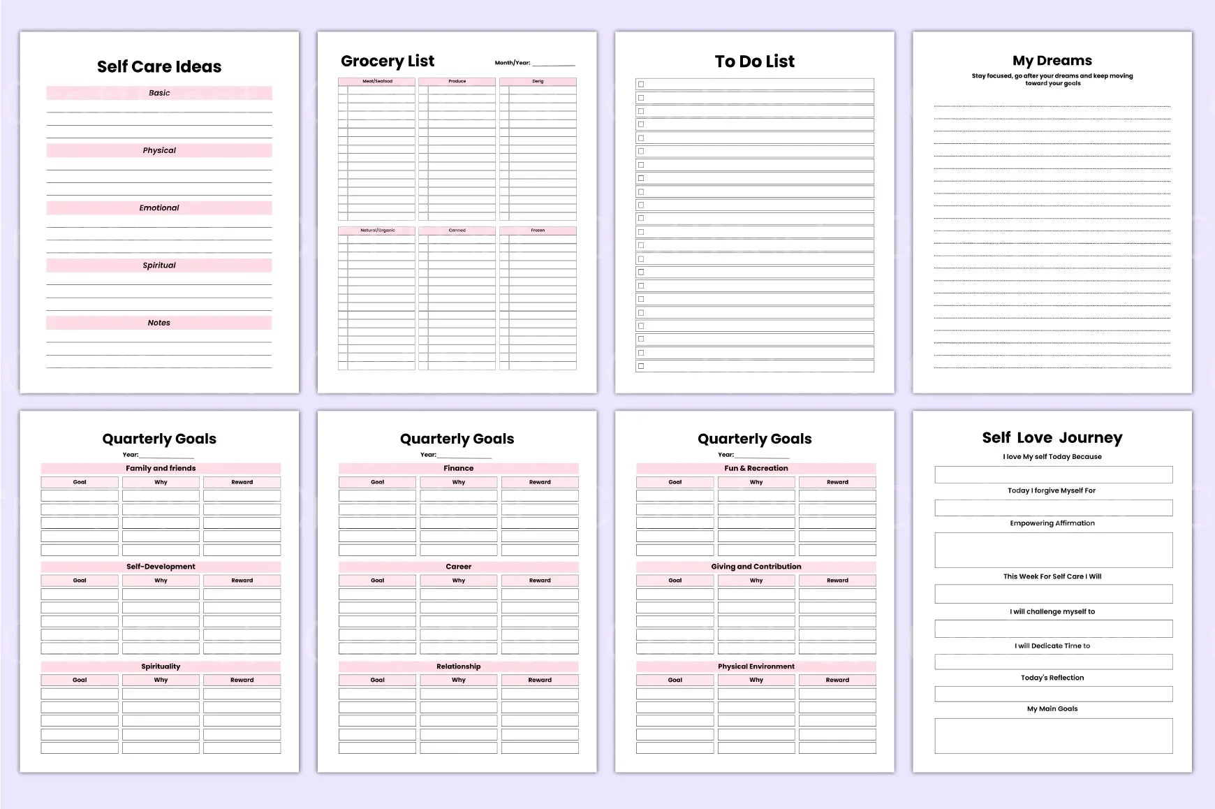 Self Care Wellness Guide - CraftNest - Digital Crafting and Art