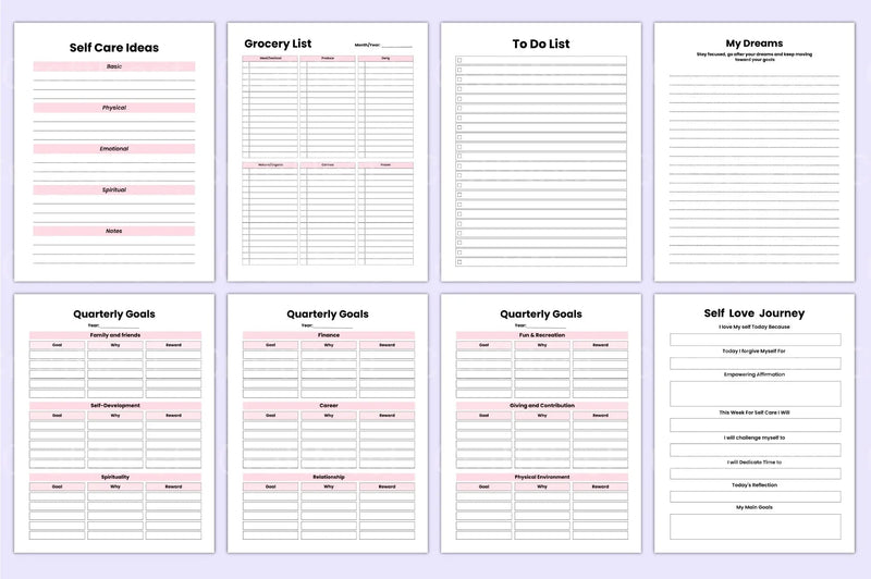 Self Care Wellness Guide - CraftNest - Digital Crafting and Art