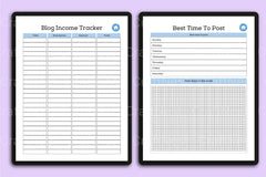 Social Media Planner Template - CraftNest - Digital Crafting and Art