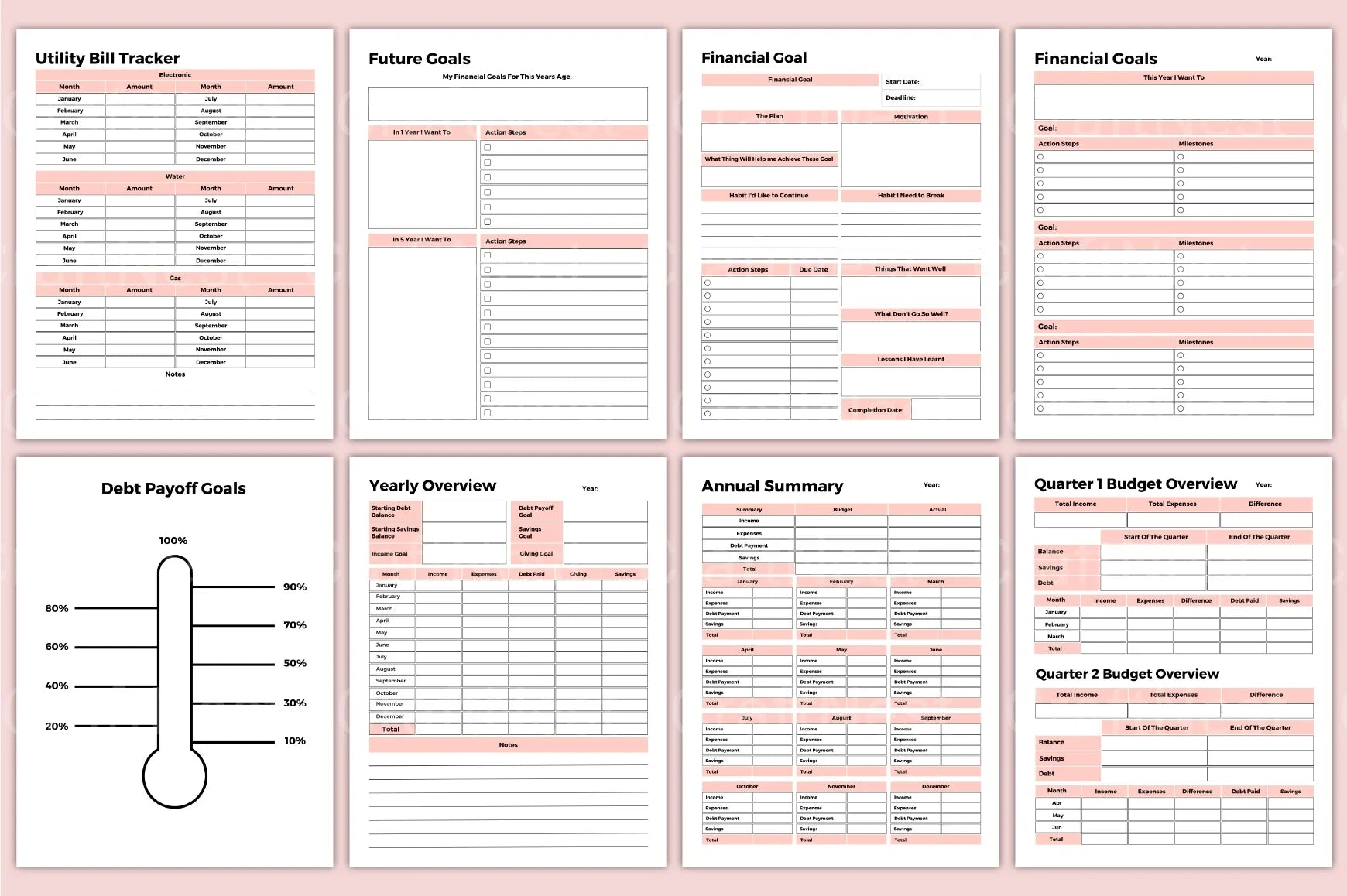 Budget Expense Tracker Tool - CraftNest - Digital Crafting and Art