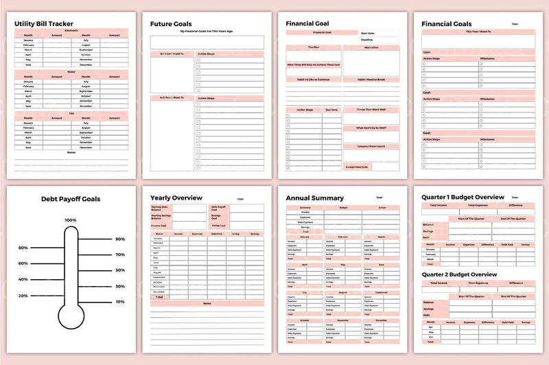 Budget Expense Tracker Tool - CraftNest - Digital Crafting and Art