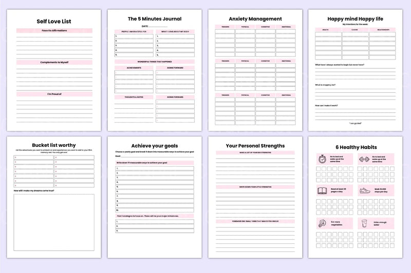 Self Care Wellness Guide - CraftNest - Digital Crafting and Art