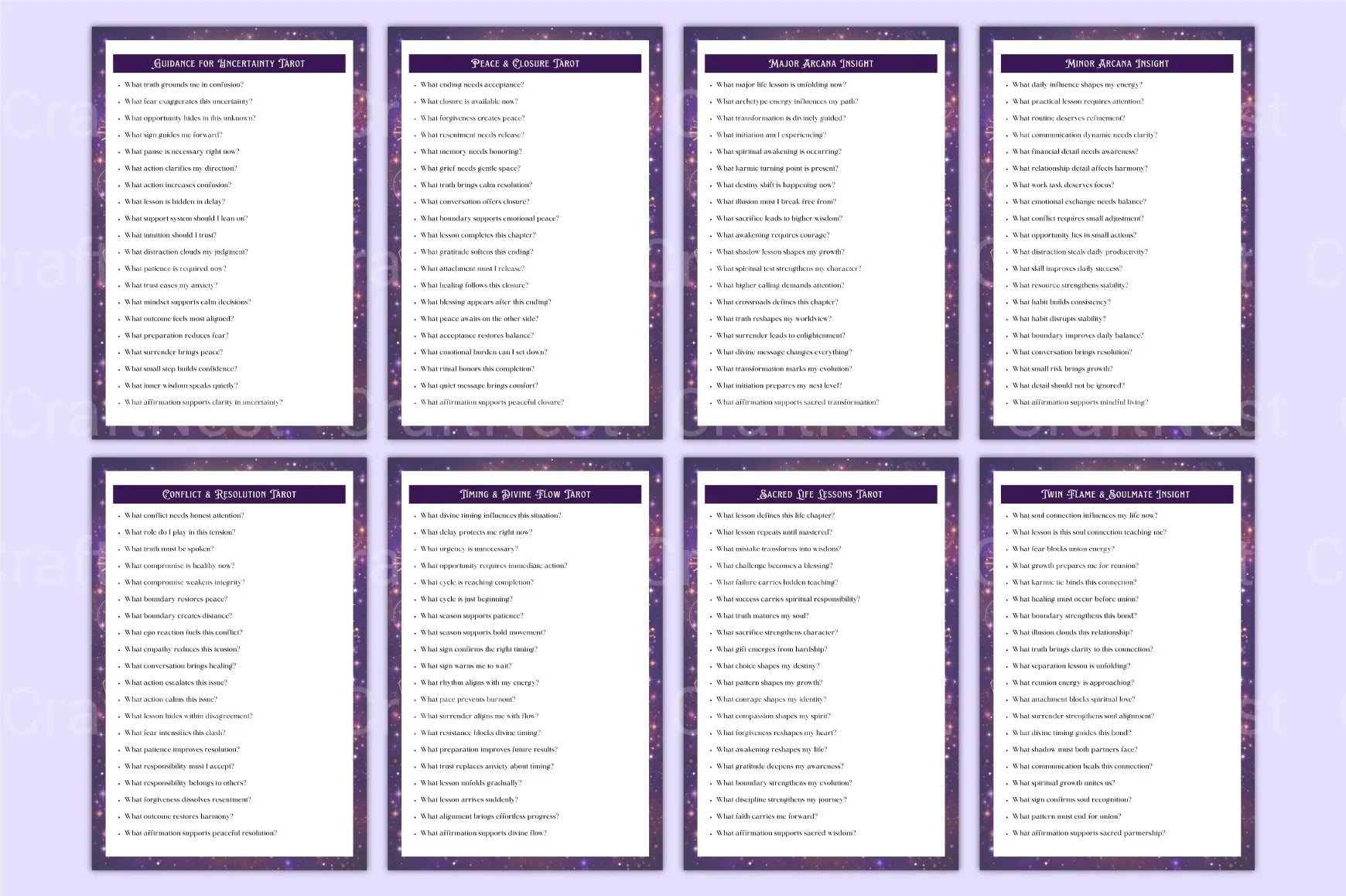 Tarot Prompts for Sacred Insight - CraftNest - Digital Crafting and Art