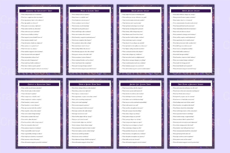 Tarot Prompts for Sacred Insight - CraftNest - Digital Crafting and Art