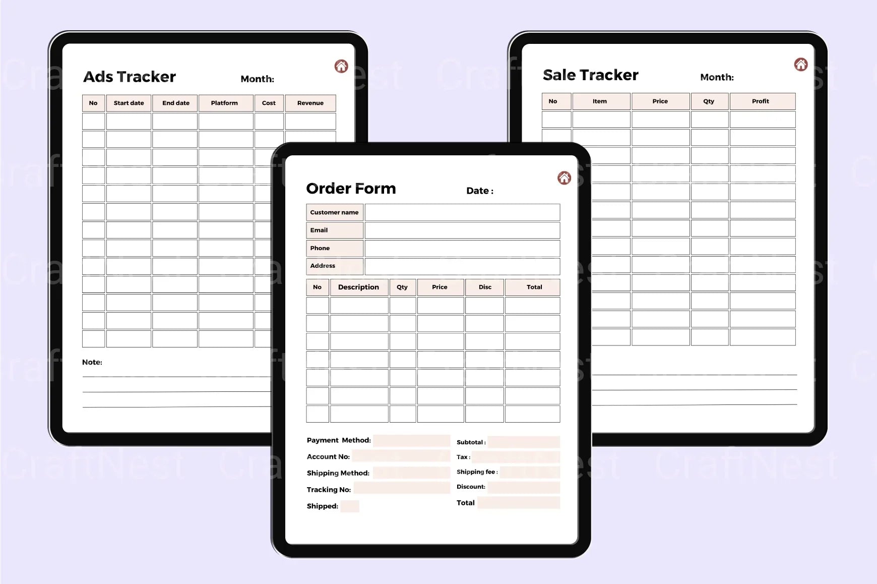 Small Business Planner Guide - CraftNest - Digital Crafting and Art