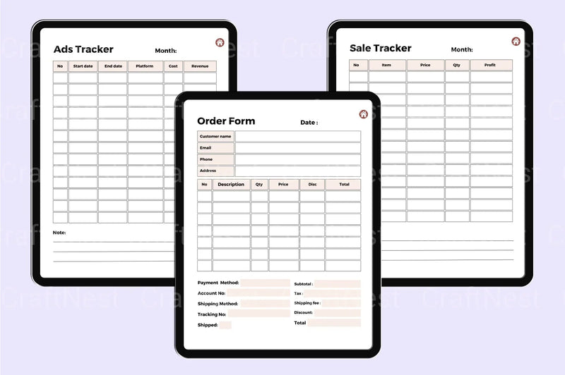 Small Business Planner Guide - CraftNest - Digital Crafting and Art