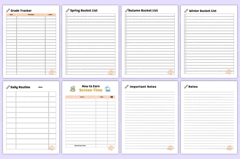 Ultimate Home School Planner - CraftNest - Digital Crafting and Art