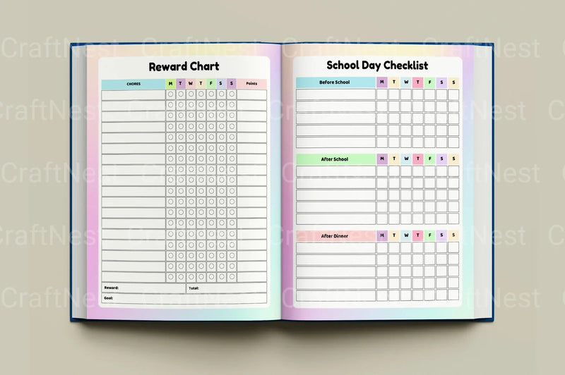 Chore Chart for Kids: Fun and Effective Organization Tool - CraftNest - Digital Crafting and Art