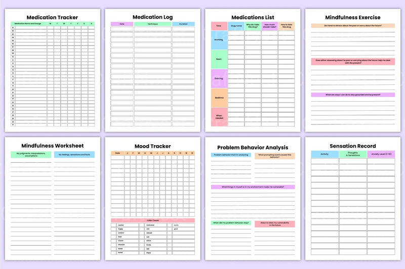 Therapy Healing Workbook for Personal Growth - CraftNest - Digital Crafting and Art
