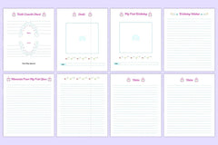 Baby Memory Book: First Year Keepsake - CraftNest - Digital Crafting and Art
